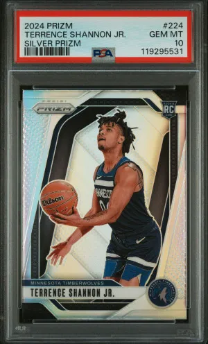 2024 Panini Prizm Terrence Shannon Jr. Silver Prizm front