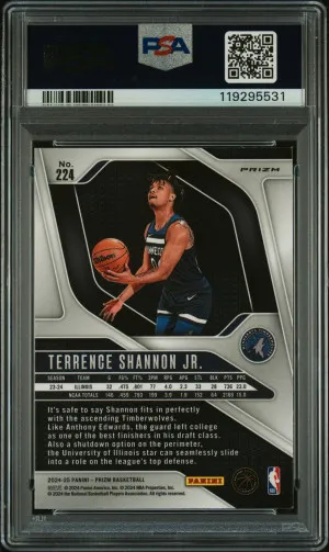 2024 Panini Prizm Terrence Shannon Jr. Silver Prizm back