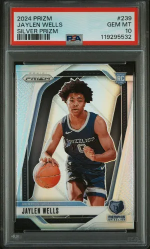 2024 Panini Prizm Jaylen Wells Silver Prizm front
