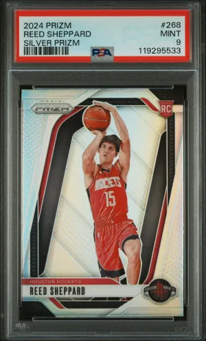 2024 Panini Prizm Reed Sheppard Silver Prizm front