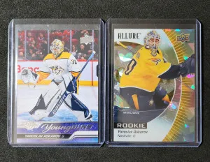 Yaroslav Askarov 2 Card Rookie Lot front