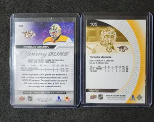 Yaroslav Askarov 2 Card Rookie Lot back