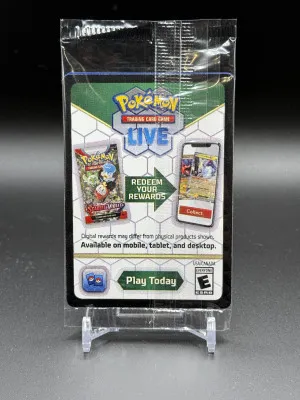 Pokémon TCG Prismatic Evolutions Vaporeon ex 23/131 Stamped Promo Card Sealed back