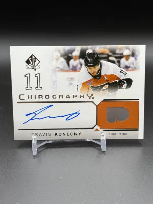 2024-25 SP Authentic Travis Konecny Chirography Auto #C-TK front