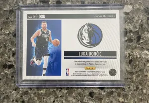 2024 Silhouette Game Gear Luka Doncic /99 Game Worn Patch back
