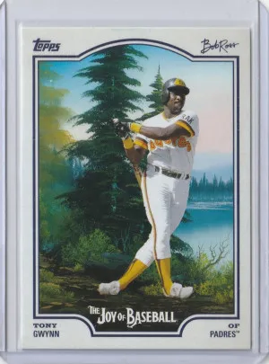 2025 Topps x Bob Ross: Joy of Baseball Tony Gwynn #53 front