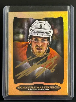 Travis Sanheim Signature Masterpieces front