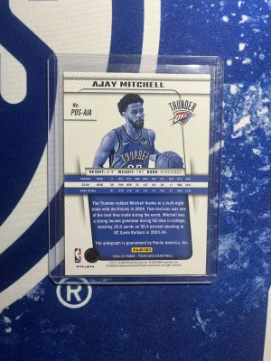 Ajay Mitchell Rookie Auto /25 back