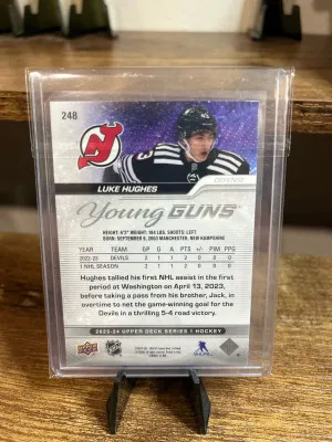 2023 Luke Hughes Young Guns back