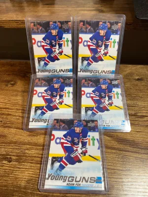 2019 Adam Fox Young Guns X5 front