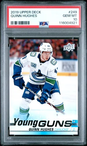 2019 Upper Deck Quinn Hughes front