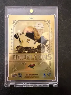Kirill Kaprizov Doubloons Case Hit SSP 2024-25 Upper Deck Allure back