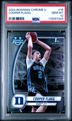 2024 Bowman Chrome University Cooper Flagg front