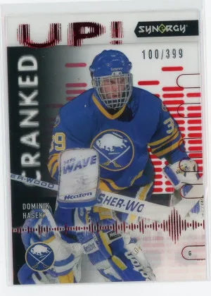 2022-23 Synergy #CU-DH Dominik Hasek Cranked Up Red 100/399 front