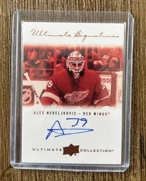 2022-23 UD Ultimate Collection Signatures #USRAN Alex Nedeljkovic front