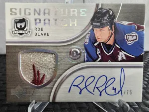 2005-06 The Cup Rob Blake Signature Patch /75 front
