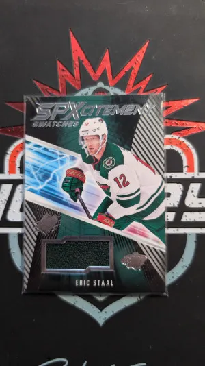 2018-19 SPx SPxcitement Swatches #XSES Eric Staal B back