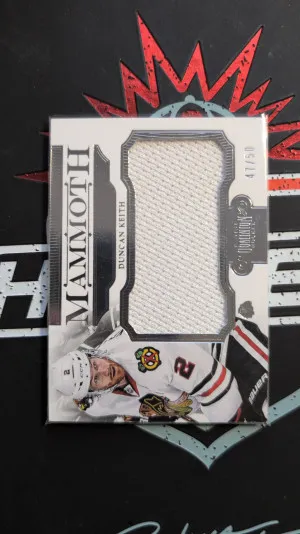 2013-14 Dominion Mammoth Jerseys #MDK Duncan Keith/50 front