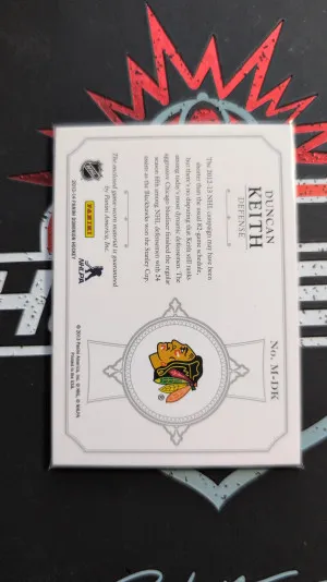 2013-14 Dominion Mammoth Jerseys #MDK Duncan Keith/50 back