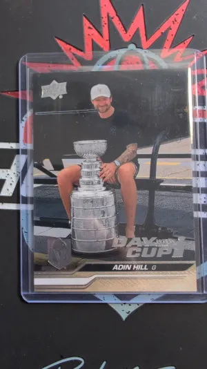 2023-24 Upper Deck Day With The Cup #DC23 Adin Hill front