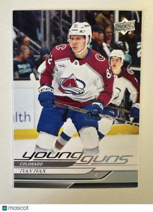 2025 2024-25 Upper Deck Young Guns Ivan Ivan Rookie front