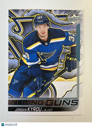 2025 2024-25 Upper Deck Young Guns Jordan Kyrou Parallel/Variety front