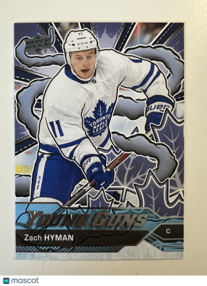 2025 2024-25 Upper Deck Young Guns Zach Hyman Parallel/Variety front