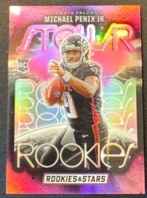 2024 Rookies & Stars Michael Penix Stellar Rookies /75 front
