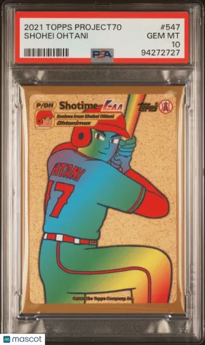 2021 Topps Project70 Shohei Ohtani #547 PSA 10 front