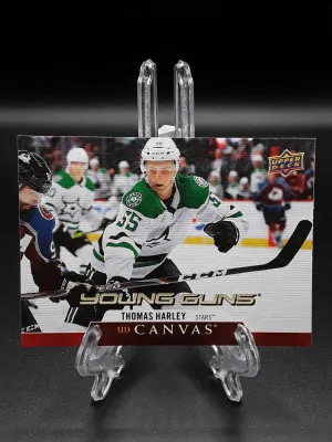 Thomas Harley 2020-21 Upper Deck Series 1 Young Guns Canvas #C119 Dallas Stars front