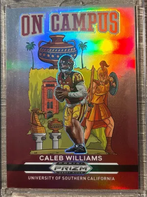2024 Prizm DP Caleb Williams CASE HIT On Campus front
