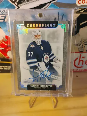 2019-20 Upper Deck Chronology Franchise History Connor Hellebuyck front