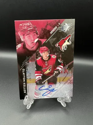 Clayton Keller 2017-18 SPx Rookie Auto /99 front