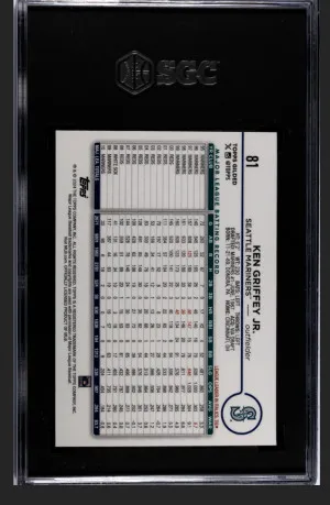 2024 Topps Gilded Collection Ken Griffey Jr Gold Mini Diamonds /50 back