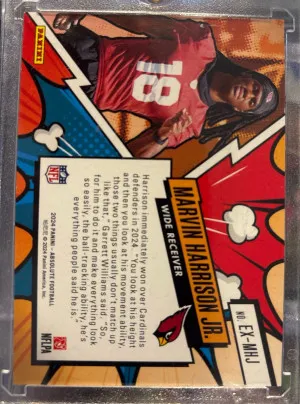 2024 Absolute Explosive Marvin Harrison Jr. RC back
