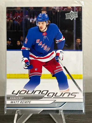 24-25 UD Matt Rempe Young Guns front