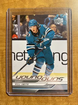Will Smith 2024-25 Upper Deck Young Guns Rookie Sharks #701 front