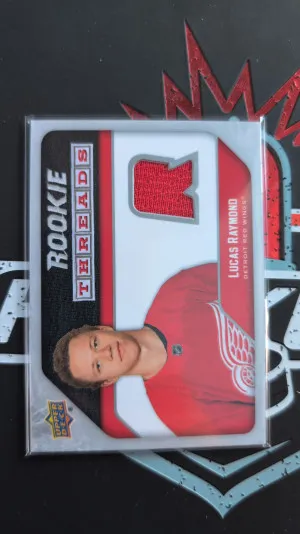 2021-22 Upper Deck Rookie Threads Retro #RTLR Lucas Raymond front