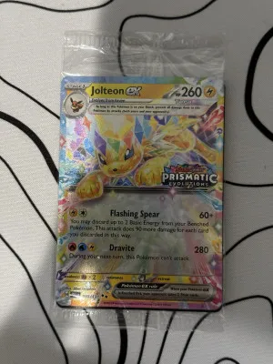 Pokemon TCG Jolteon EX 030/131 Prismatic Evolutions Stamped Promo Sealed front