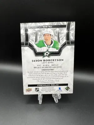 Jason Robertson Game Used Patch /50 back