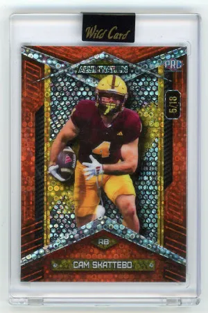 2024 Wild Card #BC-CS Cam Skattebo Alumination 5/18 front