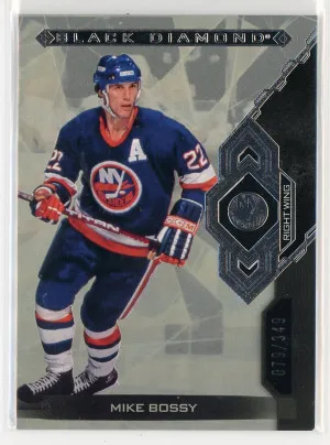 2022-23 Black Diamond #BDB-MI Mike Bossy /349 front