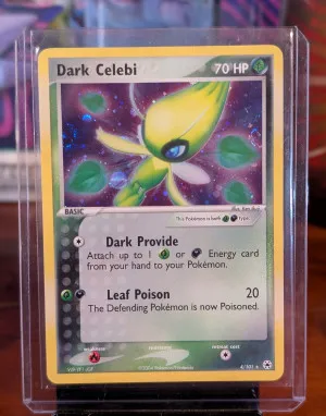 Pokemon Hidden Legends Dark Celebi Holo front