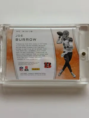 2020 Chronicles Momentum Joe Burrow RPA /25 back