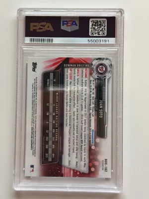 2017 Bowman Draft Chrome Refractor Juan Soto back