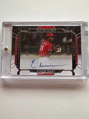 2022 National Treasures Elly De La Cruz Auto /99 front