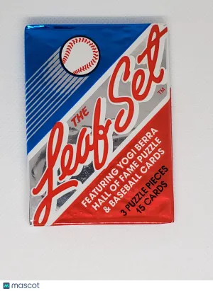 1990 Leaf Vintage Pack of Baseball Cards front