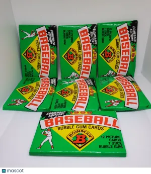 1989 Bowman Vintage Comeback Edition! Packs of Baseball Cards (7) front