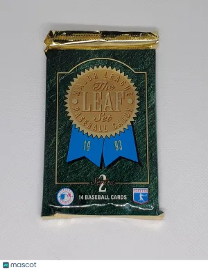 1992 Series 2 Vintage Leaf Baseball Card Pack front