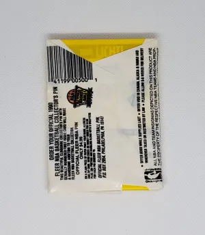 1990 Fleer 5th Anniversary Edition Pack of Basketball Cards back
